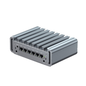 HYSTOU PO9B-J4125-6L Processeur Intel Celeron J4125 intégré, mini hôte à six ports réseau, spécification : 4 Go + 64 Go SH5601791-20